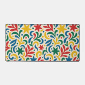 Mid Century Modern Biophilic Pattern Bureaumat (Voorkant)