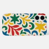 Mid Century Modern Biophilic Pattern Case-Mate iPhone Case (Achterkant (horizontaal))