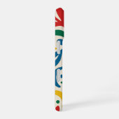 Mid Century Modern Biophilic Pattern iPhone 16 Hoesje (Rechterkant)