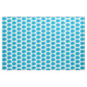 Mid Century Modern Blue Blast Starburst Print Stof (Yard (91,4 cm))