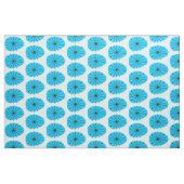 Mid Century Modern Blue Blast Starburst Print Stof (Fat Quarter)