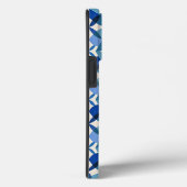 Mid-Century Modern Blue Case-Mate iPhone Case (Achterkant / Rechts)