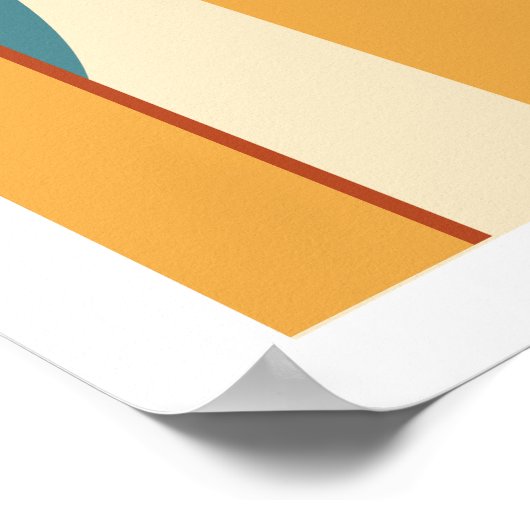 Mid-Century Modern Botanical Art Print, Poster (Hoek)