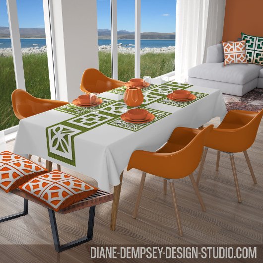 Mid Century Modern Breeze Block Tafelloper