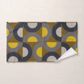 Mid-Century Modern Bronze Mustard Thunder Bad Handdoek (Handdoek)