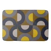 Mid-Century Modern Bronze Mustard Thunder Badmat (Voorkant)