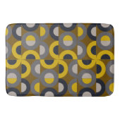 Mid-Century Modern Bronze Mustard Thunder Badmat (Voorkant)