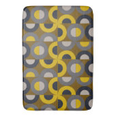 Mid-Century Modern Bronze Mustard Thunder Badmat (Voorkant Verticaal)