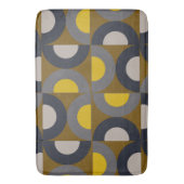 Mid-Century Modern Bronze Mustard Thunder Badmat (Voorkant Verticaal)