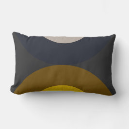 Mid-Century Modern Bronze Mustard Thunder Kussen