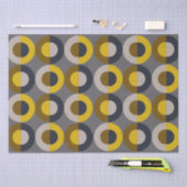 Mid-Century Modern Bronze Mustard Thunder Tissuepapier (Craft)