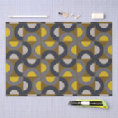 Mid-Century Modern Bronze Mustard Thunder Tissuepapier (Craft)