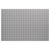 Mid-Century Modern Brown & Blauwgroen Pattern Stof (Yard (91,4 cm))