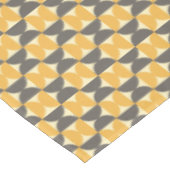 Mid-Century Modern Brown & Gold Pattern Tafelkleed (Gekanteld)