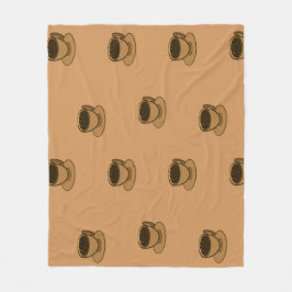 Mid Century Modern Bruin Gezellige Koffie Cup Fleece Deken