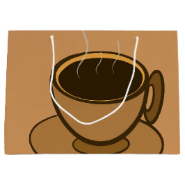 Mid Century Modern Bruin Gezellige Koffie Cup Groot Cadeauzakje