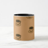 Mid Century Modern Bruin Gezellige Koffie Cup Mok (Midden)
