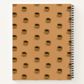 Mid Century Modern Bruin Gezellige Koffie Cup Notitieboek (Achterkant)