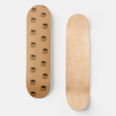 Mid Century Modern Bruin Gezellige Koffie Cup Persoonlijk Skateboard (Voorkant)