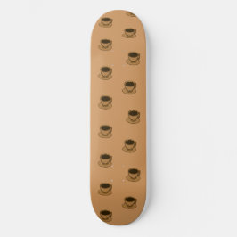 Mid Century Modern Bruin Gezellige Koffie Cup Persoonlijk Skateboard
