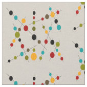 Mid-Century Modern Bubbles en Sticks Fabric Stof (Close Up)