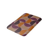 Mid-Century Modern Burnt Wine Eclipse Badmat (Gekanteld)