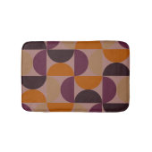 Mid-Century Modern Burnt Wine Eclipse Badmat (Voorkant)