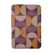 Mid-Century Modern Burnt Wine Eclipse Badmat (Voorkant Verticaal)