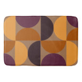 Mid-Century Modern Burnt Wine Eclipse Badmat (Voorkant)