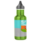 Mid Century Modern Cartoon House Waterfles Waterfles (Links)