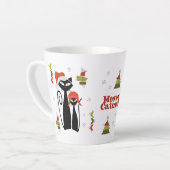Mid Century Modern Cat Christmas Mok MCM Meowy Cat (Linkerhoek)