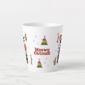Mid Century Modern Cat Christmas Mok MCM Meowy Cat (Voorkant)