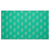 Mid-Century Modern Cat, Mint en Lime Green Stof (Fat Quarter)