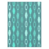 Mid Century Modern Chains Blauwgroen Tafelkleed (Voorkant)