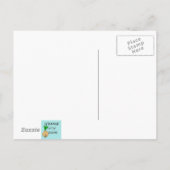 Mid Century Modern Change of Address-Briefkaart Aankondigingskaart (Achterkant)