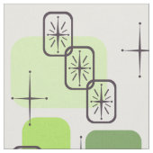 Mid Century Modern Chartreuse Green Stof (Close Up)