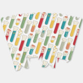 Mid Century Modern Chemistry Test Tube Stripe Bedankdoosjes (Ongevouwen)