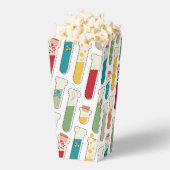 Mid Century Modern Chemistry Test Tube Stripe Bedankdoosjes (Popped)