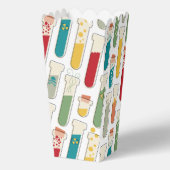 Mid Century Modern Chemistry Test Tube Stripe Bedankdoosjes (Voorkant)