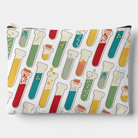 Mid Century Modern Chemistry Test Tube Stripe Etui (Voorkant)