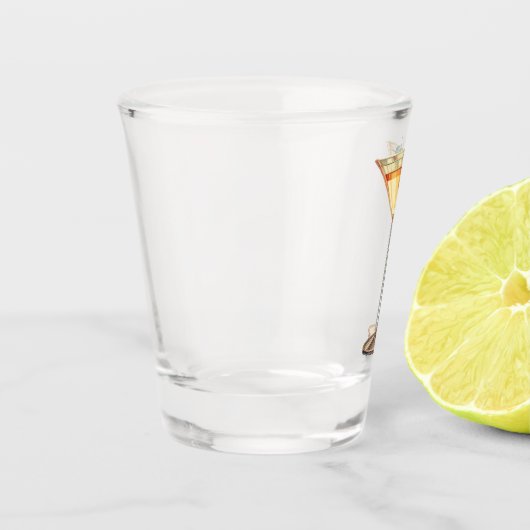 Mid Century Modern Cherry Martini Shot Glas (Links)