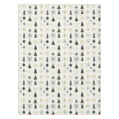Mid Century Modern Christmas Icons Tafelkleed (Voorkant)