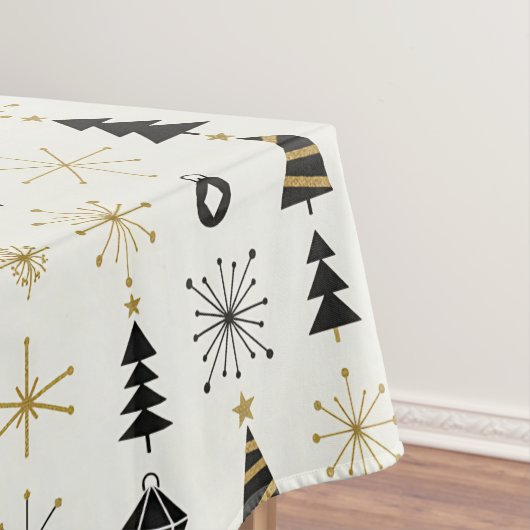 Mid Century Modern Christmas Icons Tafelkleed (Voorbeeld)