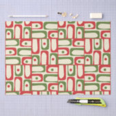 Mid Century Modern Christmas Piquet Modernist Kers Tissuepapier (Craft)