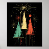 Mid Century Modern Christmas  Poster (Voorkant)