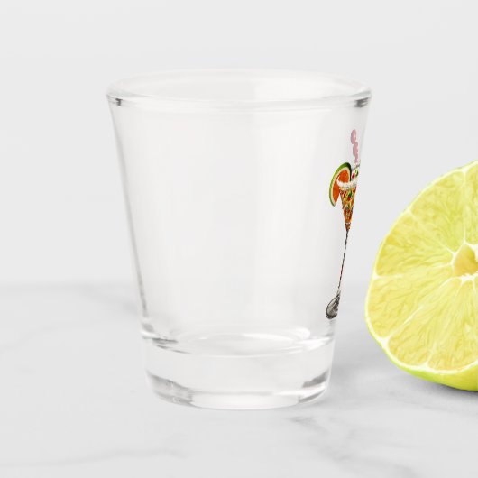 Mid Century Modern Christmas Snoep Martini Shot Glas (Links)