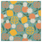 Mid Century Modern Citrus Stof (Close Up)