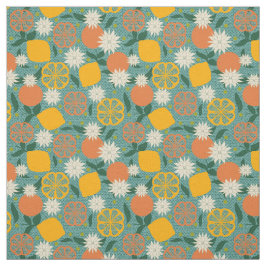 Mid Century Modern Citrus Stof