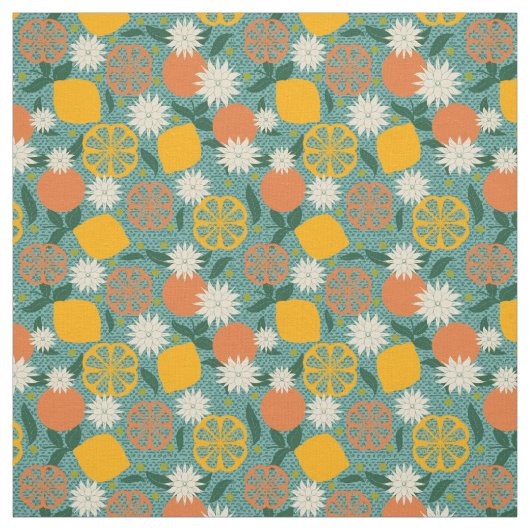 Mid Century Modern Citrus Stof (Swatch)