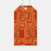 Mid-Century Modern Cocktail Party geeft de voorkeu Cadeaulabel (Achterkant)